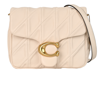 Times Square Tabby, &pound;295, Handbags, Cream, Leather, Front view